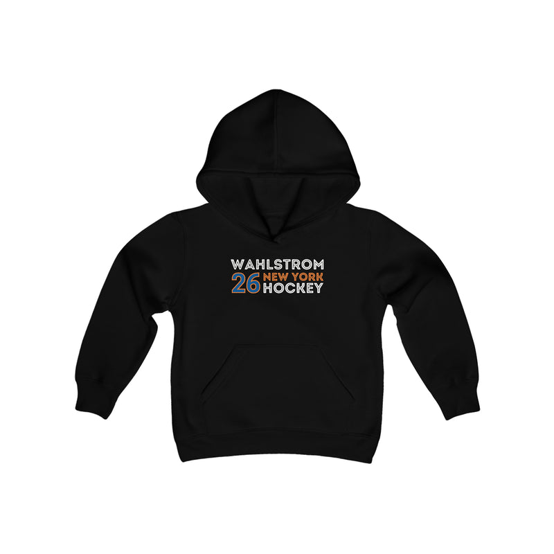 Wahlstrom 26 New York Hockey Grafitti Wall Design Youth Hooded Sweatshirt