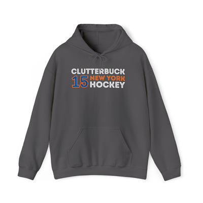 Clutterbuck 15 New York Hockey Grafitti Wall Design Unisex Hooded Sweatshirt