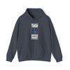 Tuch 89 Buffalo Hockey Royal Blue Vertical Design Unisex Hooded Sweatshirt