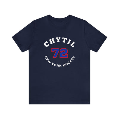 Chytil 72 New York Hockey Number Arch Design Unisex T-Shirt