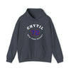 Chytil 72 New York Hockey Number Arch Design Unisex Hooded Sweatshirt