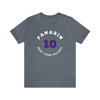 Panarin 10 New York Hockey Number Arch Design Unisex T-Shirt