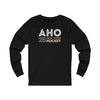 Aho 25 New York Hockey Grafitti Wall Design Unisex Jersey Long Sleeve Shirt