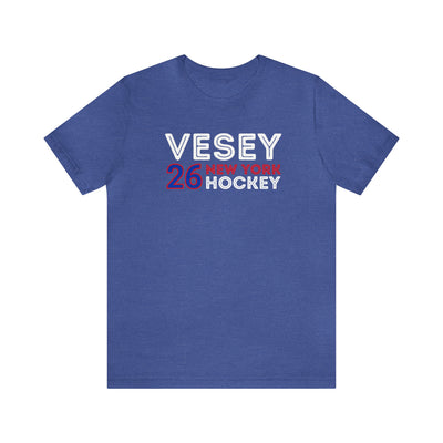 Jimmy Vesey T-Shirt 26 New York Hockey Grafitti Wall Design Unisex