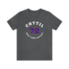 Chytil 72 New York Hockey Number Arch Design Unisex T-Shirt