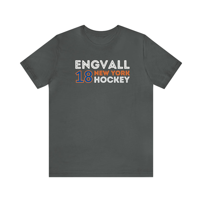 Engvall 18 New York Hockey Grafitti Wall Design Unisex T-Shirt