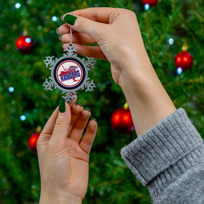 Ladies Of The Rangers Pewter Snowflake Ornament