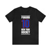 Panarin 10 New York Hockey Royal Blue Vertical Design Unisex T-Shirt