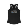 Mayfield 24 New York Hockey Grafitti Wall Design Women's Ideal Racerback Tank Top