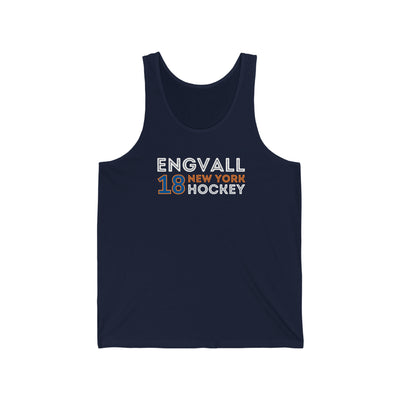 Engvall 18 New York Hockey Grafitti Wall Design Unisex Jersey Tank Top