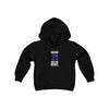 Goodrow 21 New York Hockey Royal Blue Vertical Design Youth Hooded Sweatshirt