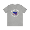 Chytil 72 New York Hockey Number Arch Design Unisex T-Shirt