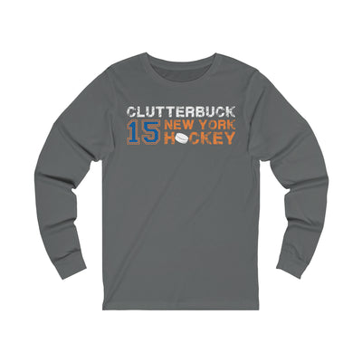 Clutterbuck 15 New York Hockey Unisex Jersey Long Sleeve Shirt