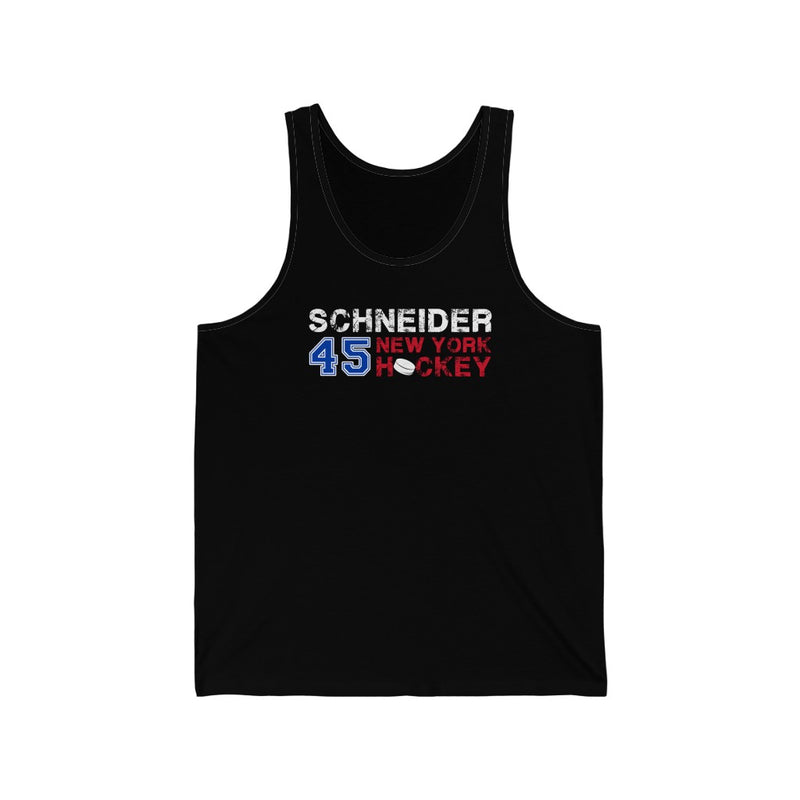 Schneider 45 New York Hockey Unisex Jersey Tank Top