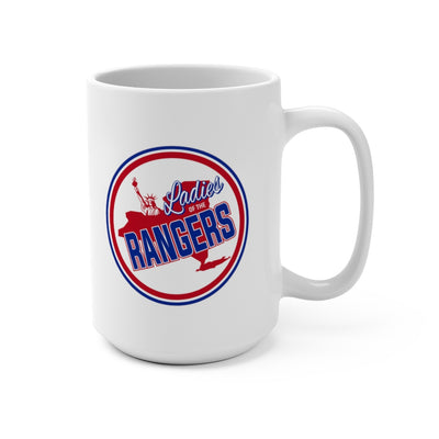 Ladies Of The Rangers Ceramic Coffee Mug, White, 15oz