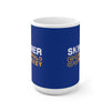 Skinner 53 Buffalo Hockey Ceramic Coffee Mug In Royal Blue, 15oz