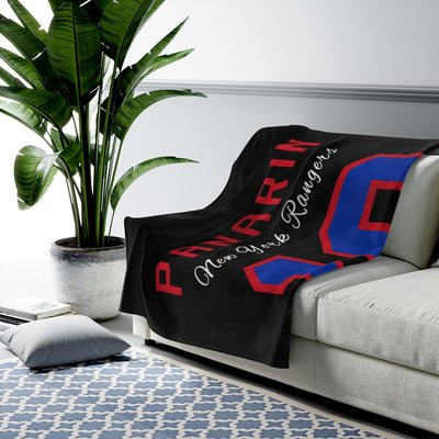 Panarin 10 New York Rangers Velveteen Plush Blanket