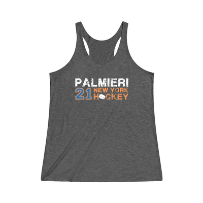 Palmieri 21 New York Hockey Women's Tri-Blend Racerback Tank Top