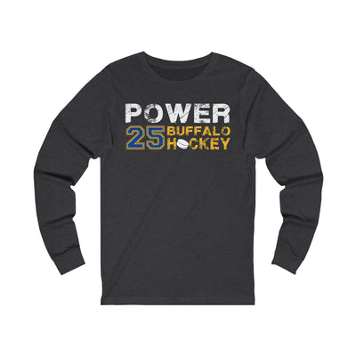 Power 25 Buffalo Hockey Unisex Jersey Long Sleeve Shirt