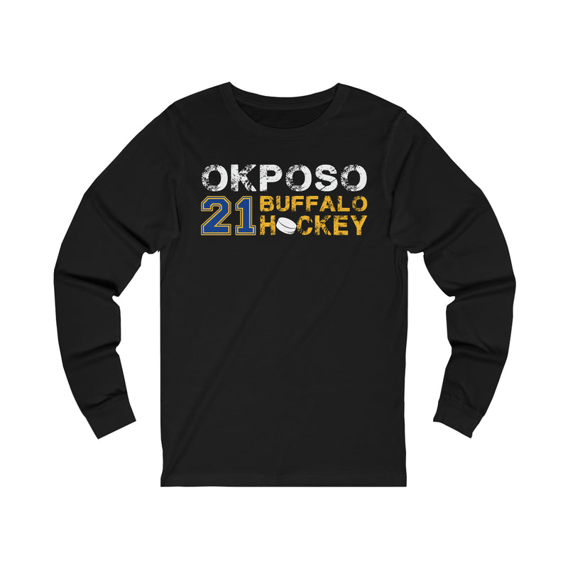 Okposo 21 Buffalo Hockey Unisex Jersey Long Sleeve Shirt