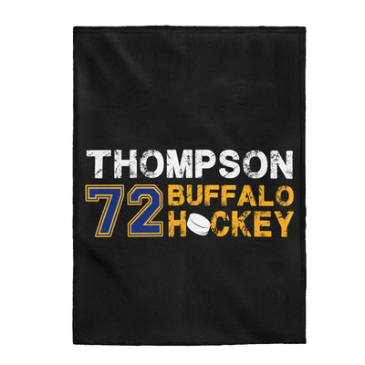 Thompson 72 Buffalo Hockey Velveteen Plush Blanket