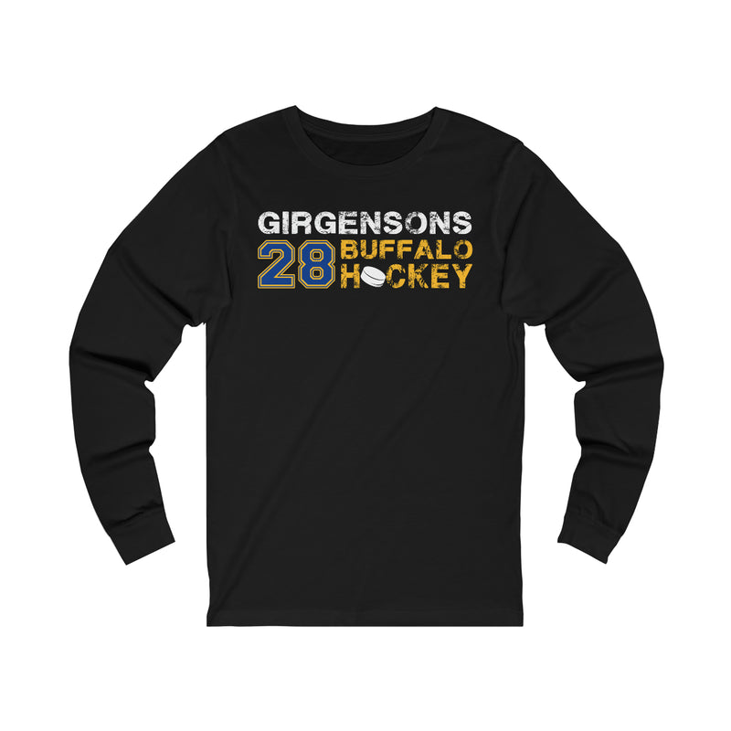 Girgensons 28 Buffalo Hockey Unisex Jersey Long Sleeve Shirt