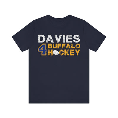 Davies 4 Buffalo Hockey Unisex Jersey Tee