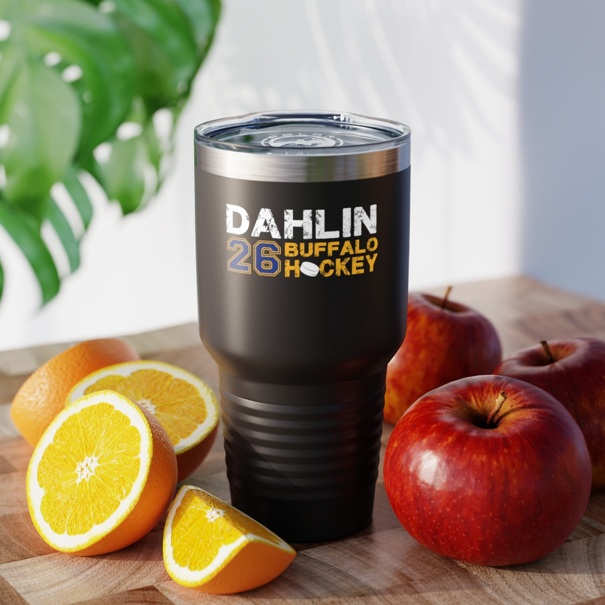 Dahlin 26 Buffalo Hockey Ringneck Tumbler, 30 oz