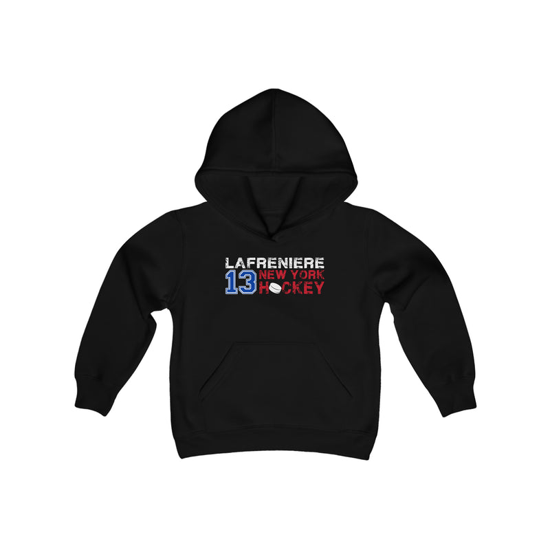 Lafreniere 13 New York Hockey Youth Hooded Sweatshirt