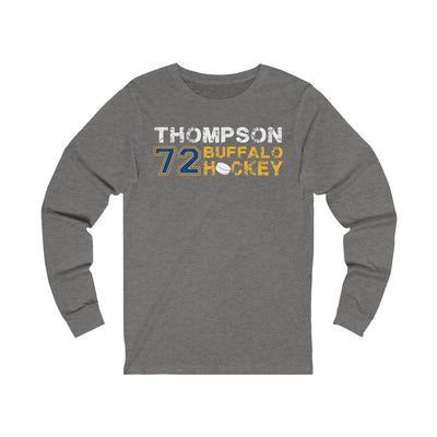 Thompson 72 Buffalo Hockey Unisex Jersey Long Sleeve Shirt