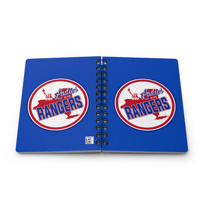 Ladies Of The Rangers Spiral Bound Journal In Blue