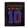 Panarin 10 New York Rangers Velveteen Plush Blanket