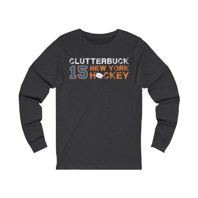 Clutterbuck 15 New York Hockey Unisex Jersey Long Sleeve Shirt