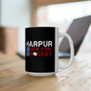 Harpur 5 New York Hockey Ceramic Coffee Mug In Black, 15oz