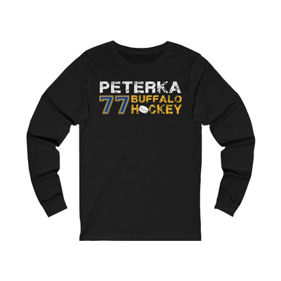 Peterka 77 Buffalo Hockey Unisex Jersey Long Sleeve Shirt