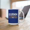 Quinn 22 Buffalo Hockey Ceramic Coffee Mug In Royal Blue, 15oz
