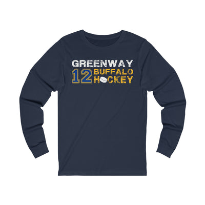 Greenway 12 Buffalo Hockey Unisex Jersey Long Sleeve Shirt