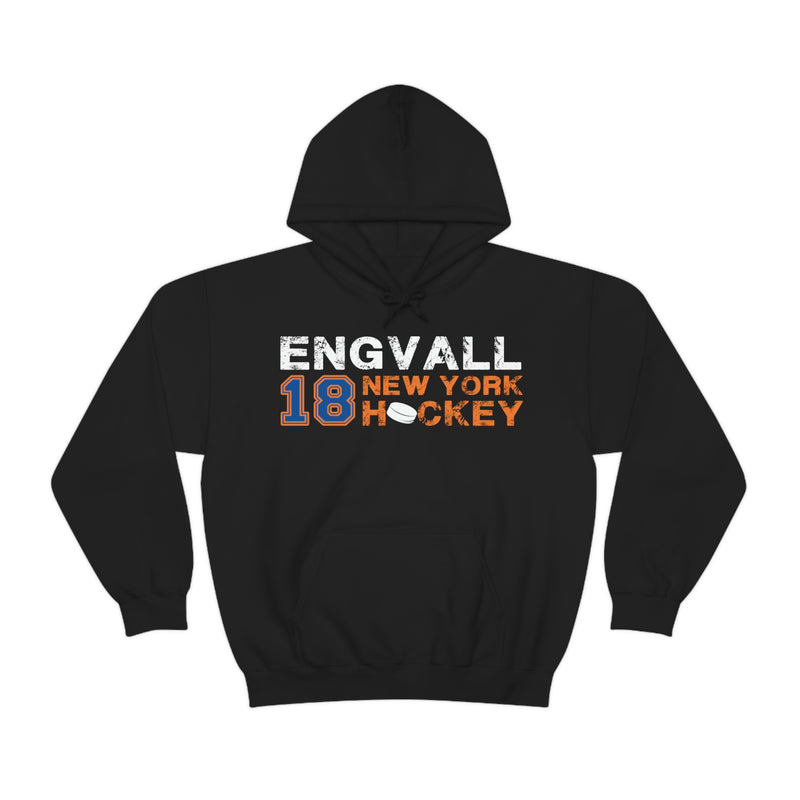 Engvall 18 New York Hockey Unisex Hooded Sweatshirt