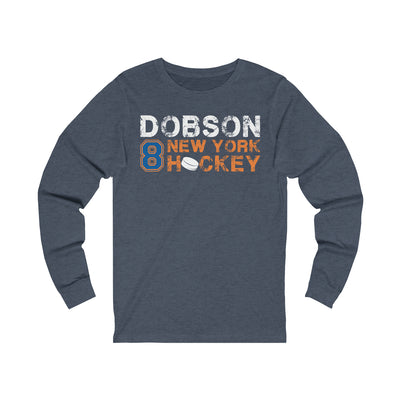 Dobson 8 New York Hockey Unisex Jersey Long Sleeve Shirt