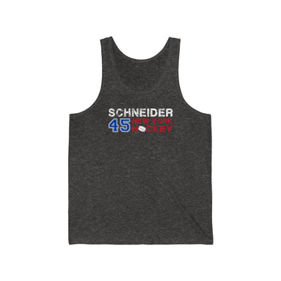 Schneider 45 New York Hockey Unisex Jersey Tank Top