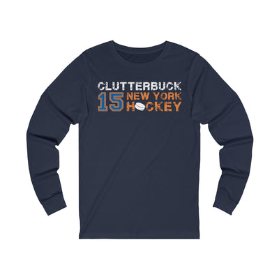 Clutterbuck 15 New York Hockey Unisex Jersey Long Sleeve Shirt