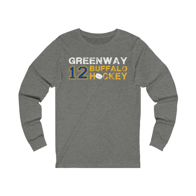 Greenway 12 Buffalo Hockey Unisex Jersey Long Sleeve Shirt