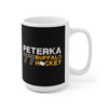 Peterka 77 Buffalo Hockey Ceramic Coffee Mug In Black, 15oz