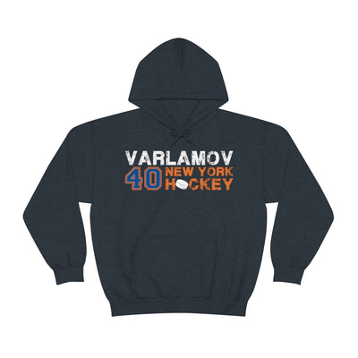 Varlamov 40 New York Hockey Unisex Hooded Sweatshirt