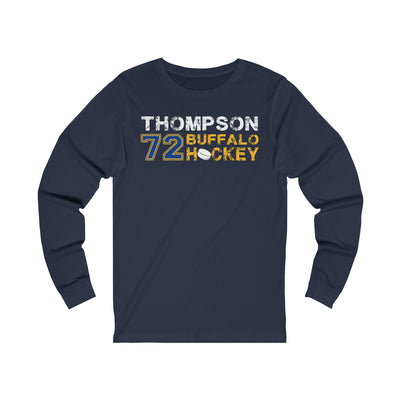 Thompson 72 Buffalo Hockey Unisex Jersey Long Sleeve Shirt