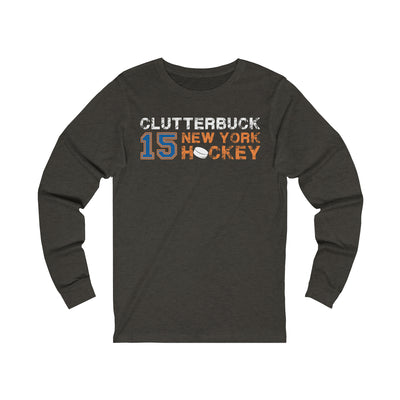 Clutterbuck 15 New York Hockey Unisex Jersey Long Sleeve Shirt