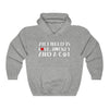 "All I Need Is Love, Hockey And A Cat" Unisex Hooded Sweatshirt