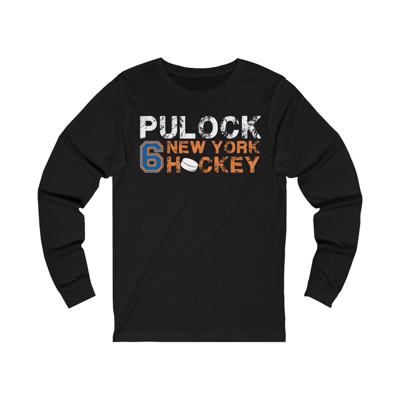 Pulock 6 New York Hockey Unisex Jersey Long Sleeve Shirt