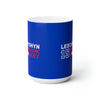 Leschyshyn 15 New York Hockey Ceramic Coffee Mug In Blue, 15oz