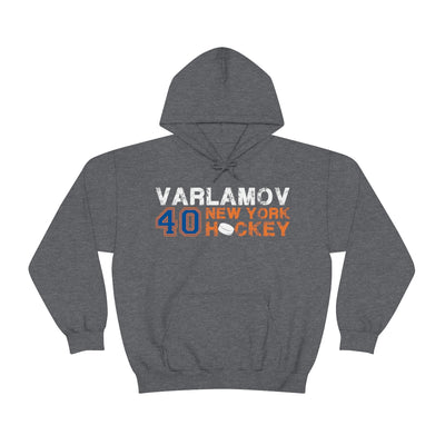 Varlamov 40 New York Hockey Unisex Hooded Sweatshirt